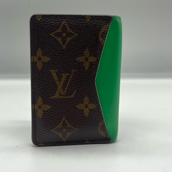 Louis Vuitton Classic Monogram and Green Pocket Organizer - Picture 2 of 7